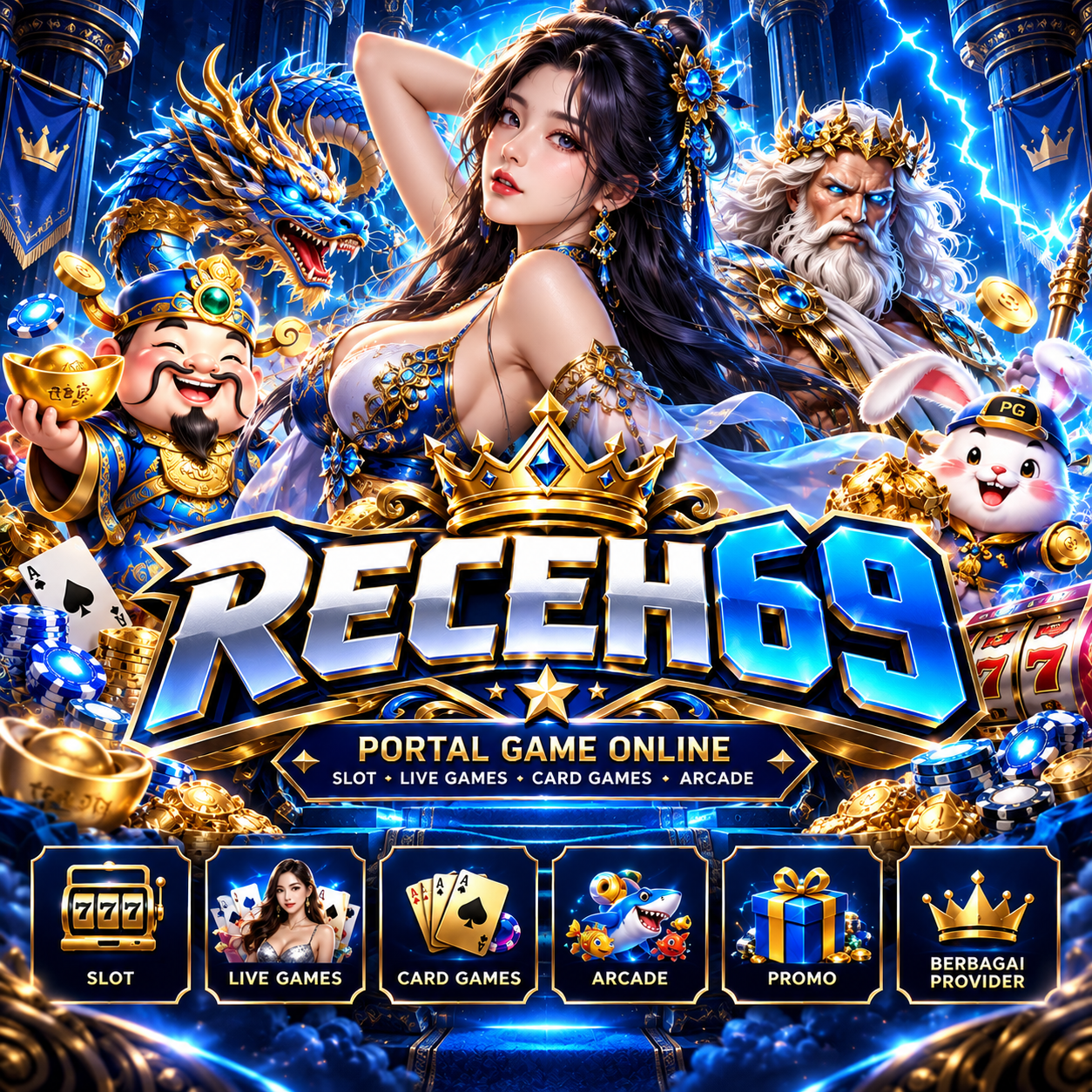 RECEH69 | Temukan Sensasi Baru dari Ragam Permainan Slot Online